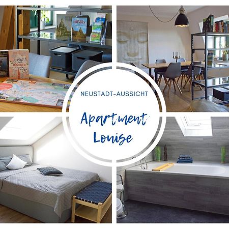 Neustadt-Aussicht - Grosse Wohnung Mit Balkon Dresden Eksteriør bilde