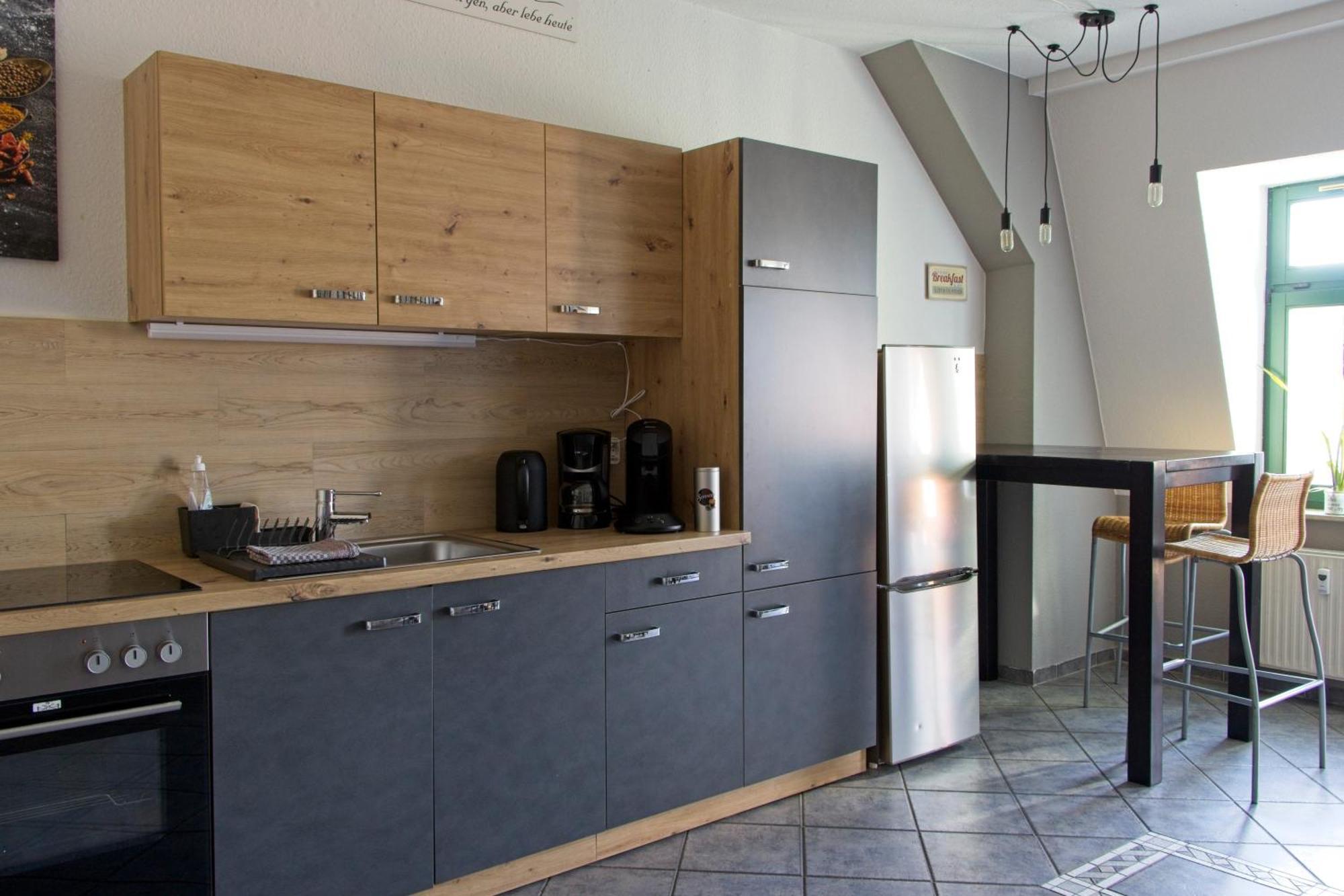 Neustadt-Aussicht - Grosse Wohnung Mit Balkon Dresden Eksteriør bilde